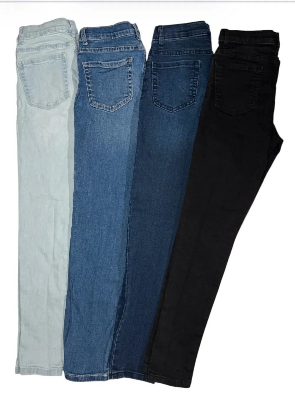 Pack of 4 The Children's Place Girls Super Skinny Mid Rise Jeans Size 10